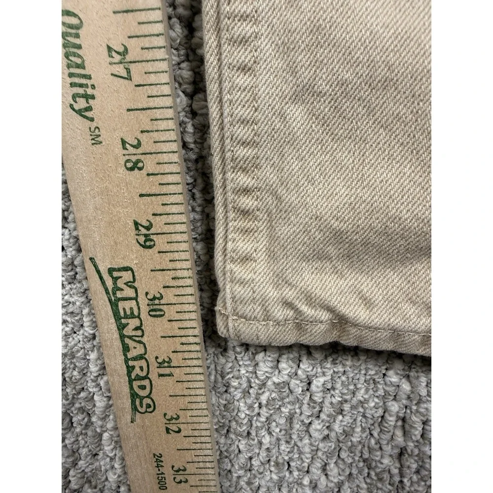 L.L.Bean Classic Fit Khaki Jeans Pants 100% Cotton Beige Tan 31x30.5  Men